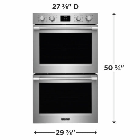 30" Double Wall Oven with Total Convection