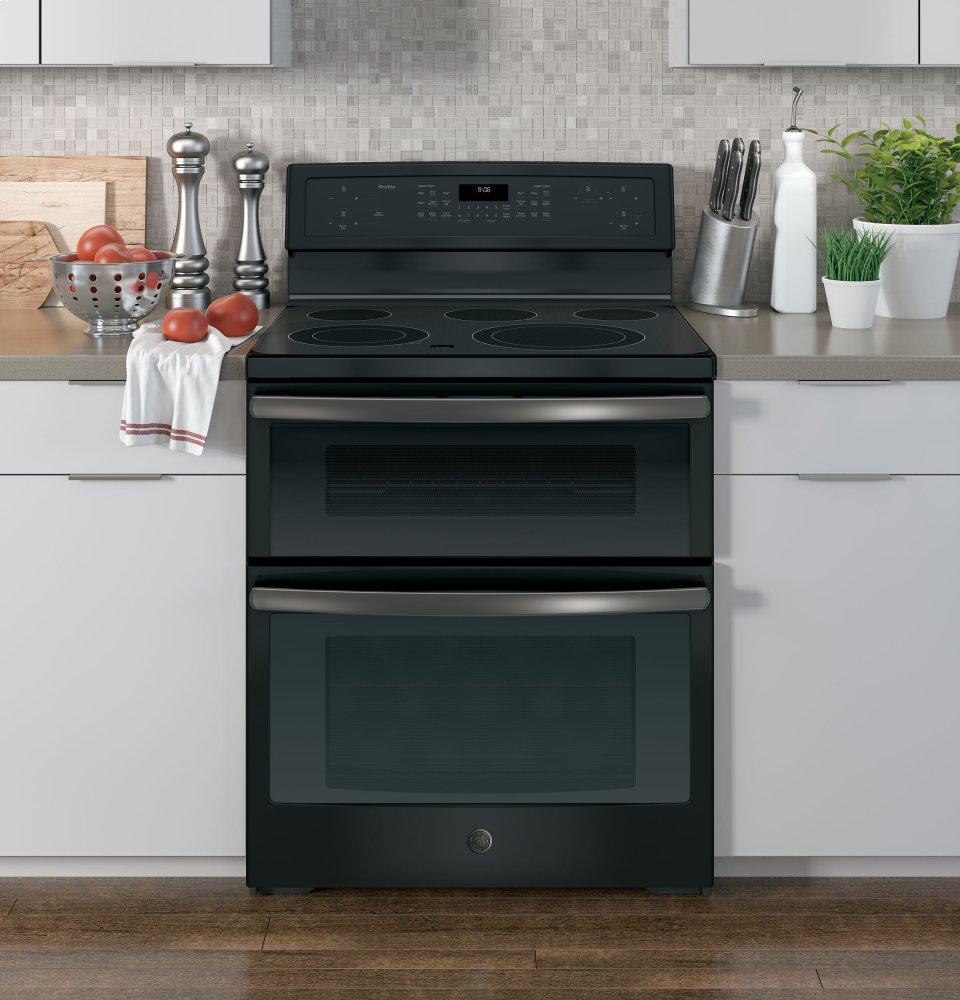 GE Profile™ 30" Free-Standing Electric Double Oven Convection Range