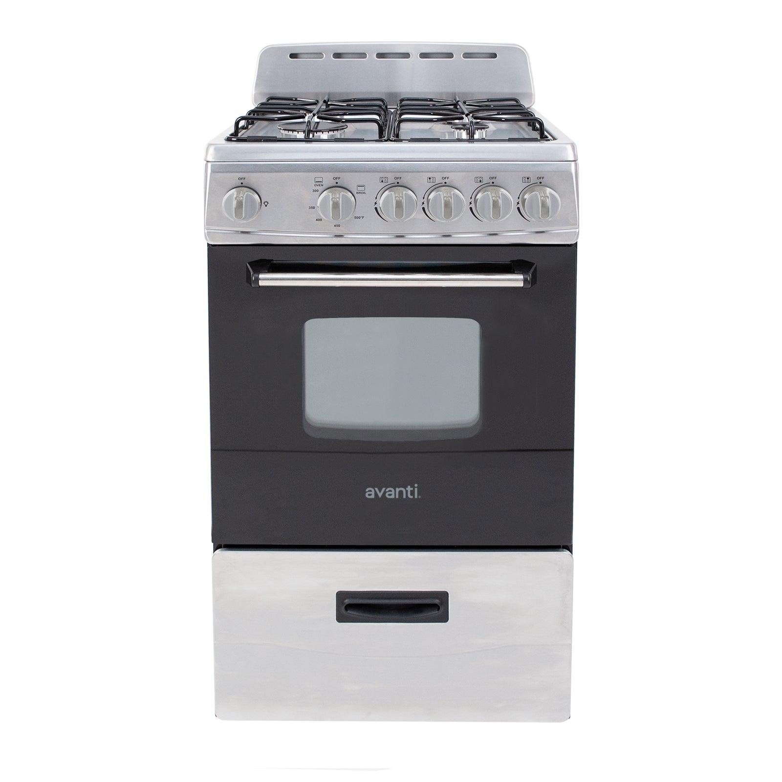Avanti 20" Gas Range - Stainless Steel