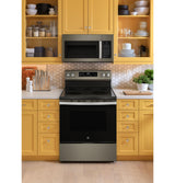 GE® ENERGY STAR® 30" Free-Standing Electric Convection Range with No Preheat Air Fry and EasyWash™ Oven Tray