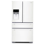 36" Wide, 30 cu. ft. 4-Door Refrigerator with FlexZone Drawer (White)