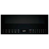 30" Over-The-Range Microwave Oven in Black Glass with Stainless Steel Trim