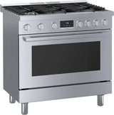 800 Series Dual Fuel Freestanding Range 36" Stainless Steel