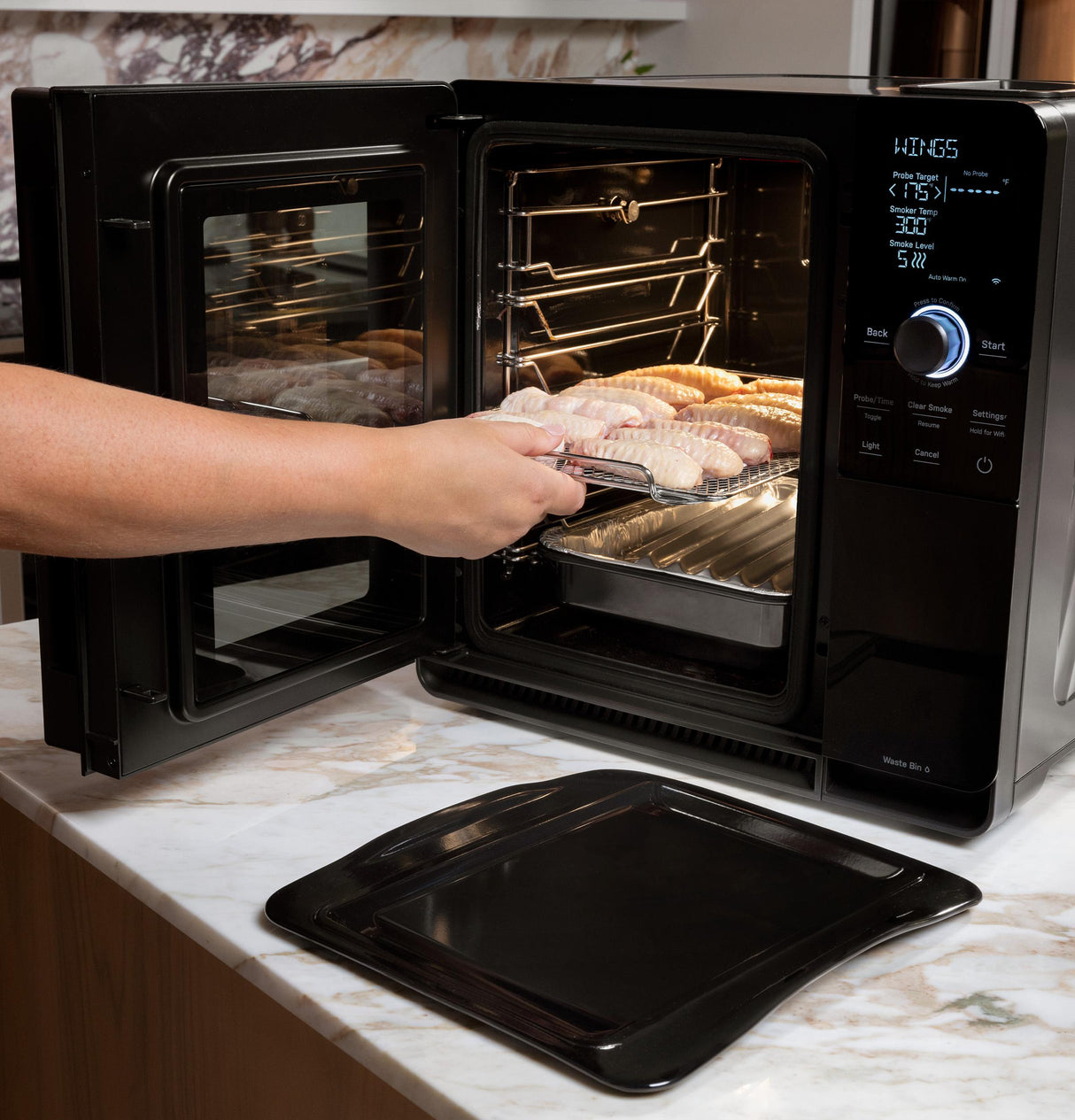 GE Profile™ Indoor Smoker Prep Tray