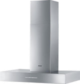 DA 5391 W Puristic Arca Wall ventilation hood with dimmable halogen lighting and light-touch switches for easy operation.