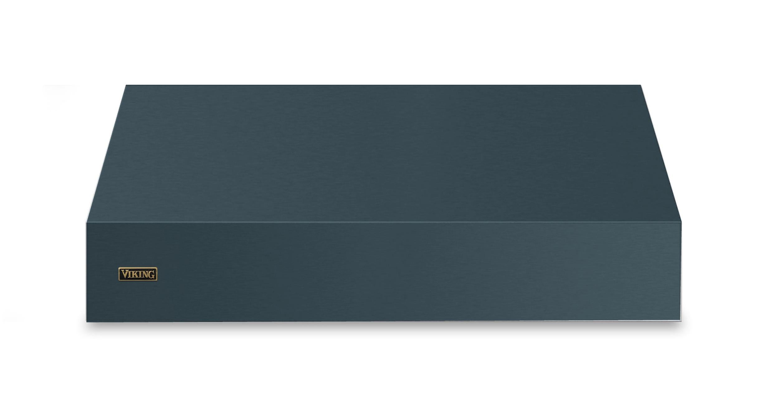 48"W. 18"H. Wall Hood (Finish: Squall, Trim: Brushed Brass)