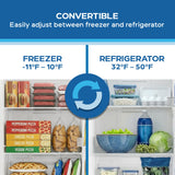 Avanti MaxxSpace Insulation™ Technology Garage-Ready Frost-Free Convertible Upright Freezer, 21 cu. ft., ENERGY STAR, White (AV210VFLJM0W)