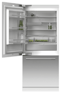 Integrated Refrigerator Freezer, 36", 19,2 cu ft, Ice & Water