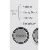 2.6 cu. ft. Portable Electric Vented Dryer