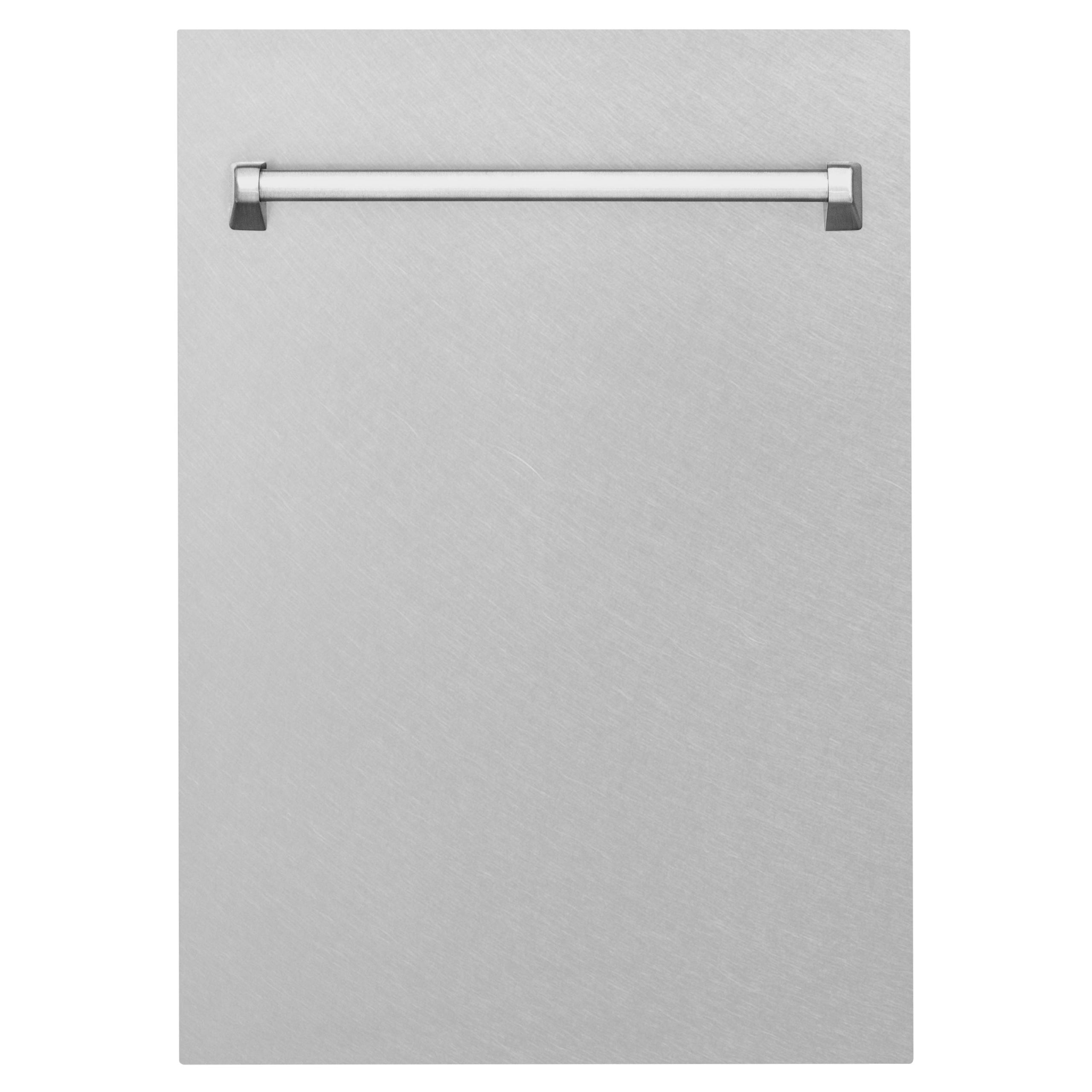 ZLINE 18" Tallac Series 3rd Rack Top Control Dishwasher with Traditional Handle, 51dBa [Color: DuraSnow Stainless Steel]