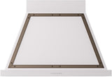 ILVE UANB36WHB Nostalgie 36" Hood in White with Bronze trim