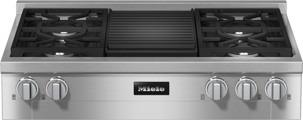 KMR 1135-3 G GR EDST/CLST - 36-inch Range Top with 4 burners and grill for flexibility and high performance