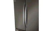 36" Wide, 27 cu ft. 3 Door French Door, C/Depth Refrigerator with Internal Water Dispenser, PrintProof Black Stainless Steel
