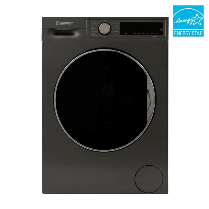 Element 24-inch 2.2 cu. ft. Front Load Washer - Gray, ENERGY STAR (ECW2224EGG)