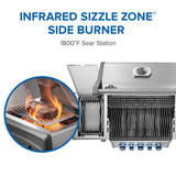 Rogue PRO-S 425 RSIB with Infrared Side and Rear Burner , Natural Gas, Stainless Steel