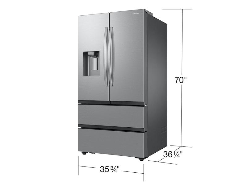 30 cu. ft. Mega Capacity 4-Door French Door Refrigerator with Four Types of Ice in Stainless Steel