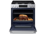 Bespoke Smart Slide-in Dual Fuel Range Pro Style Elite Design  Illuminated Knobs  Air Fry Max