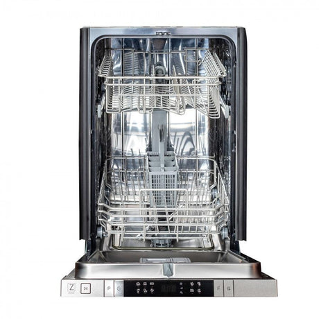 ZLINE 18 in. Compact Top Control Dishwasher with Stainless Steel Tub and Modern Style Handle, 52 dBa (DW-18) [Color: Oil Rubbed Bronze]