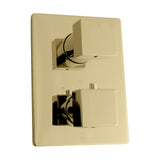 ZLINE Autograph Edition Crystal Bay Thermostatic Shower System with Body Jets in Polished Gold (CBY-SHS-T3-PG)