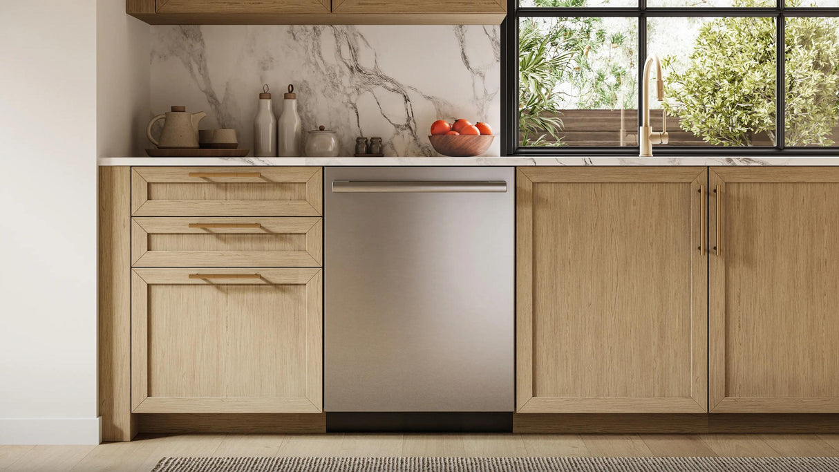 300 Series, built-under dishwasher, 24'', Brushed steel anti-fingerprint
