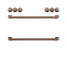 Café™ Front Control Induction Knobs and Handles - Brushed Copper