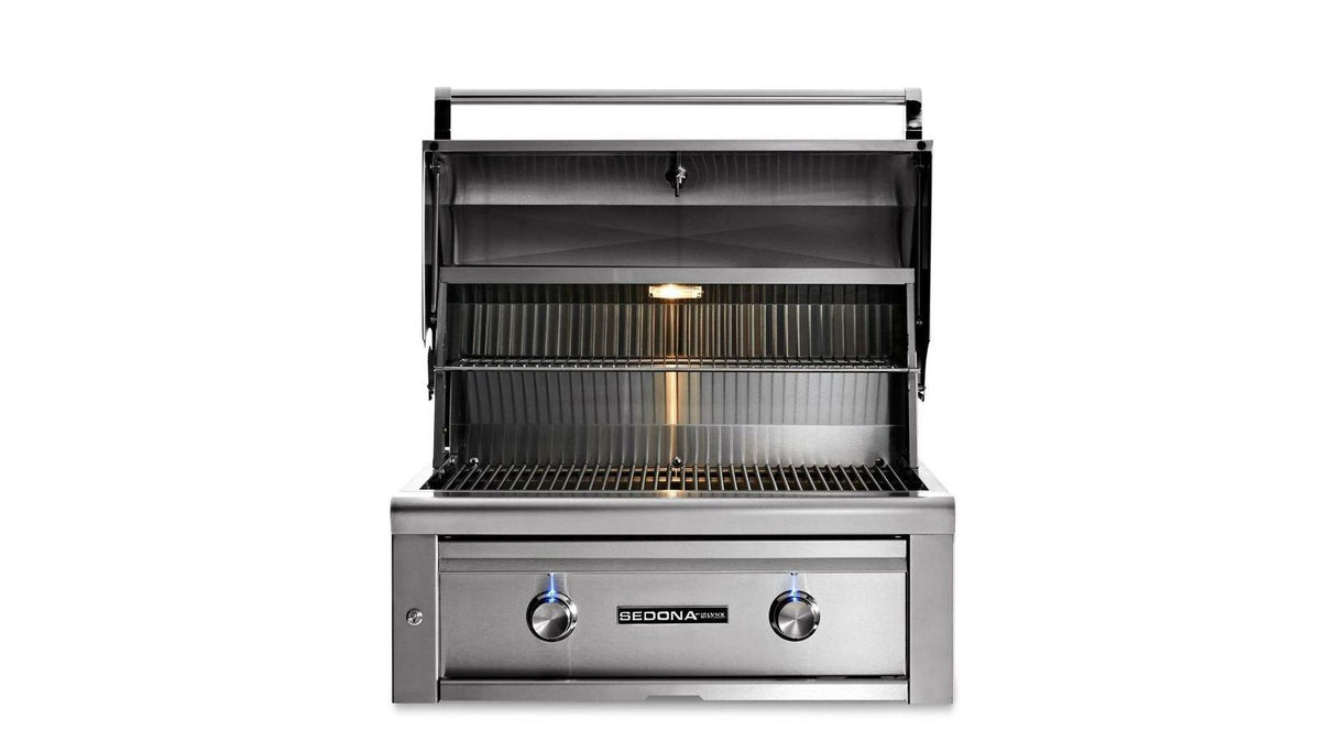 30" SEDONA BUILT-IN GRILL WITH 2 STAINLESS STEEL BURNERS (L501)