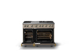 48"W. Sealed Burner Gas Range (Burner: 6g, Finish: Nantucket, Trim: Polished Chrome, Fuel: Propane)