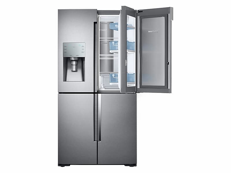 28 cu. ft. Food Showcase 4-Door Flex™ Refrigerator with FlexZone™ in Stainless Steel