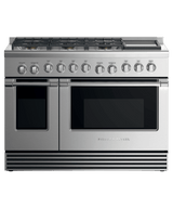 Gas Range 48", 6 Burners with Griddle