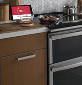 GE Profile™ 30" Smart Slide-In Electric Double Oven Convection Range