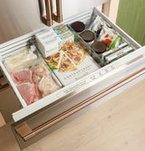 CAFE™ 36" Panel-Ready Integrated Bottom-Freezer Refrigerator - Right Swing