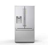 Thor Kitchen 36 Inch Professional French Door Refrigerator With Ice and Water Dispenser - Model Trf3628ffd