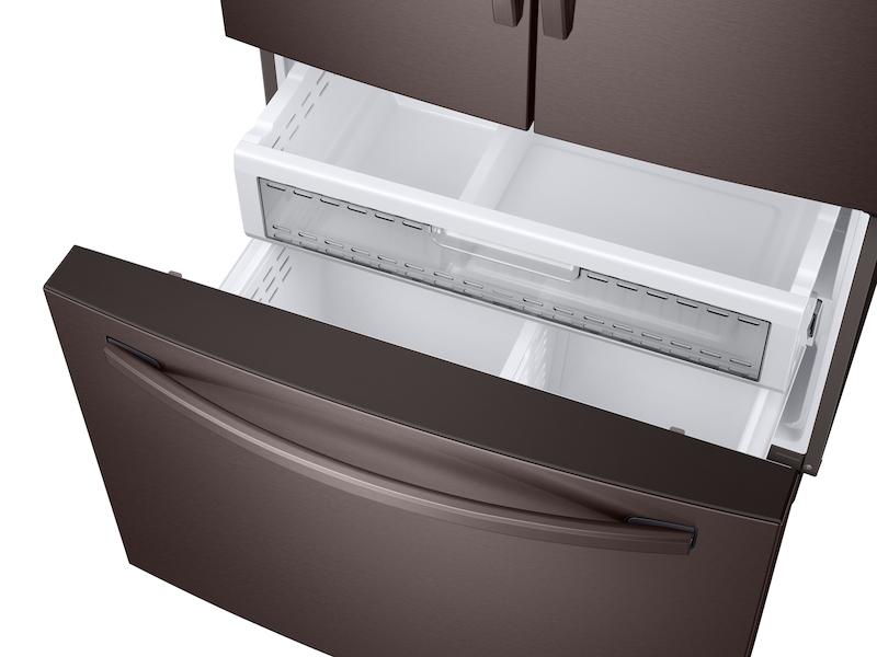 28 cu. ft. 3-Door French Door Food Showcase Refrigerator in Tuscan Stainless Steel