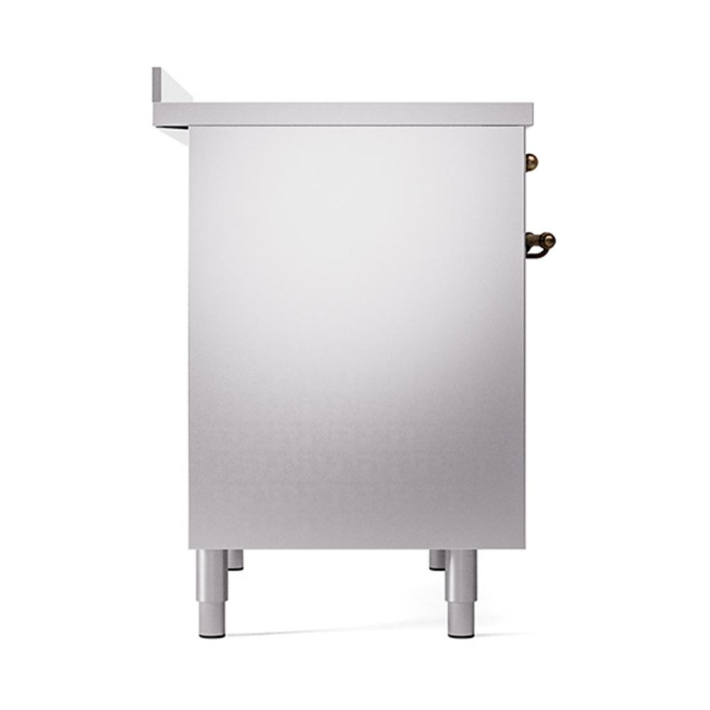 ILVE UNDI406QNMPSSB Nostalgie II Noblesse 40 inch Induction Range (Solid Door, Stainless Steel, Burnished)