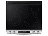 Bespoke 6.3 cu. ft. Smart Slide-in Electric Range with Air Fry & Convection in White Glass