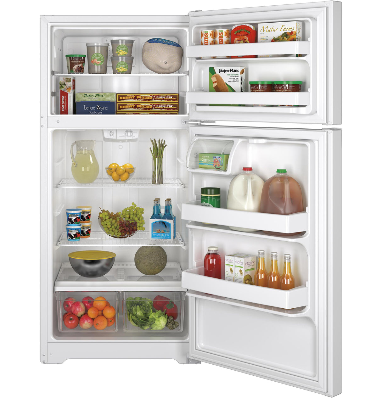 GE® ENERGY STAR® 14.6 Cu. Ft. Top-Freezer Refrigerator