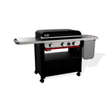 Slate® 30" Rust-Resistant Griddle with Extendable Side Table (Liquid Propane) - Black