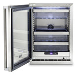 24"W. Stainless Steel Interior Undercounter Refrigeration - VURE