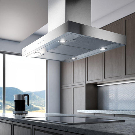 Low Profile Island Hood 36in SS 395 CFM