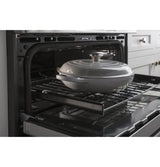 GE Cafe™ Series 30" Slide-In Front Control Dual-Fuel Double Oven with Convection Range