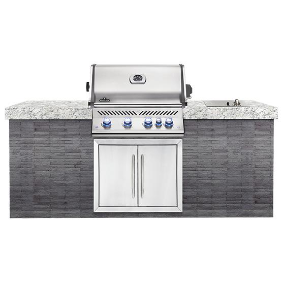BUILT-IN PRESTIGE PRO 500 WITH INFRARED REAR BURNER - Propane