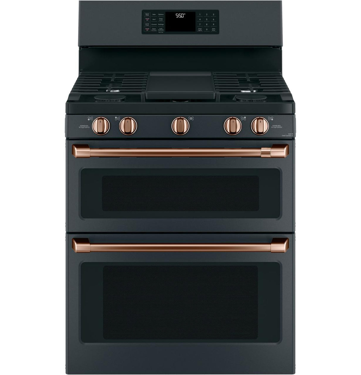 Café™ 30" Smart Free-Standing Gas Double-Oven Range with Convection