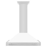 ZLINE 48 in. Convertible Stainless Steel Range Hood with Stainless Steel Handle (KB4STX-48) [Color: White Matte]