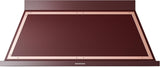 ILVE UANB60BUP Nostalgie 60" Hood in Burgundy with Copper trim