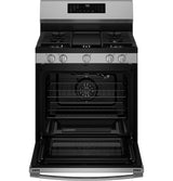 GE Profile™ 30" Smart Free-Standing Gas Convection Range with No Preheat Air Fry and EasyWash™ Oven Tray