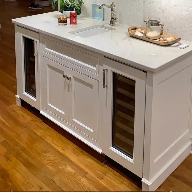 15" Wine Cooler Panel Ready Glass RH