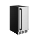 15 Inch Undercounter Built-in/freestanding Ice Maker In Stainless Steel/black  Gordon Ramsay Series
