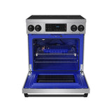 30 Inch Professional Induction Range With Tilt Panel Touch Control In Stainless Steel and Black  Gordon Ramsay Series