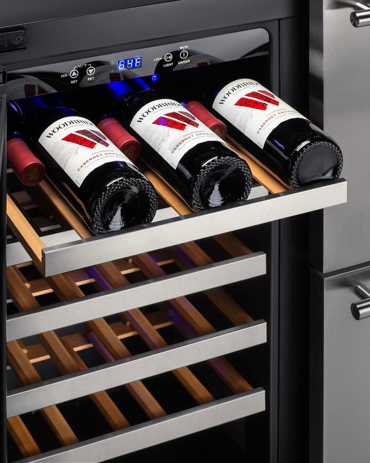 36" Wide Combination Wine Cellar & 2-drawer Refrigerator, ADA Compliant