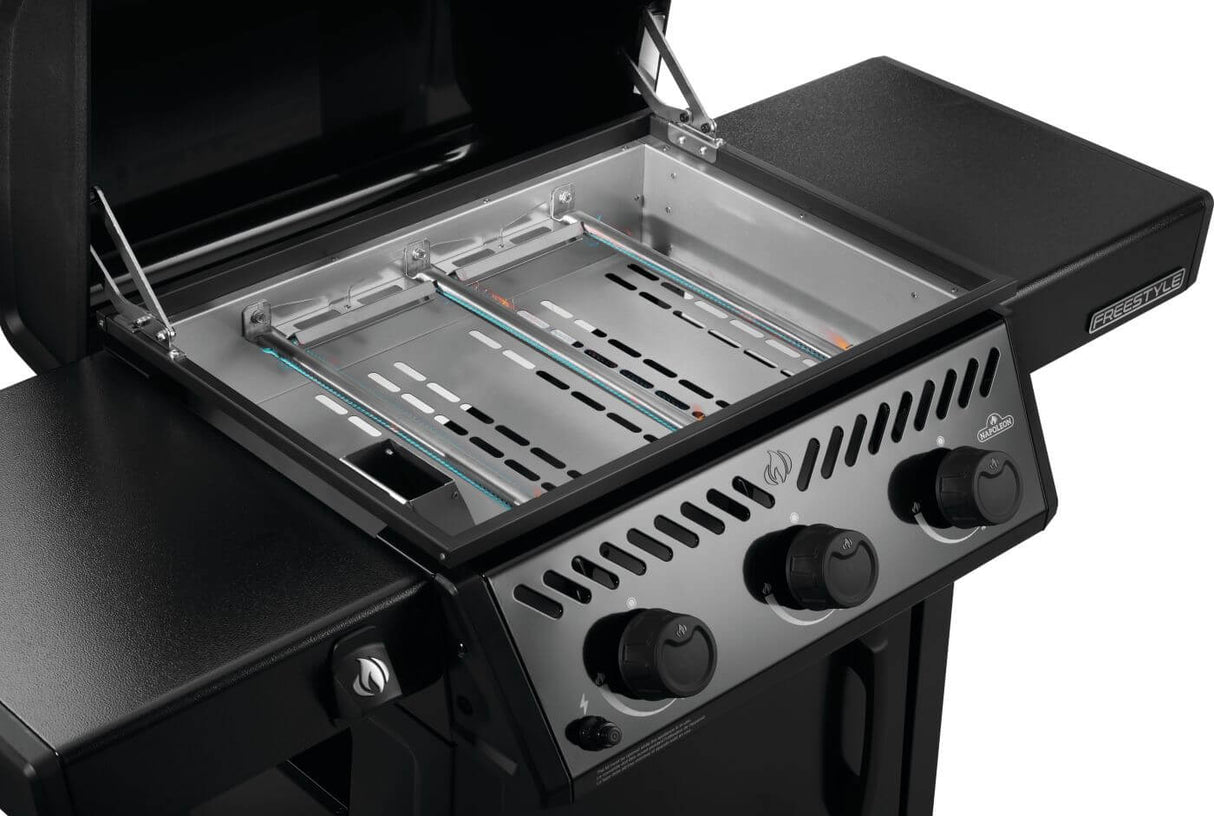 Freestyle? 24 Inch Pre-seasoned Non-Stick Griddle , Natural Gas, Black
